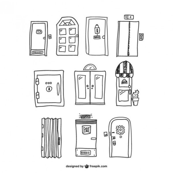 Комплектующие двери рисунок