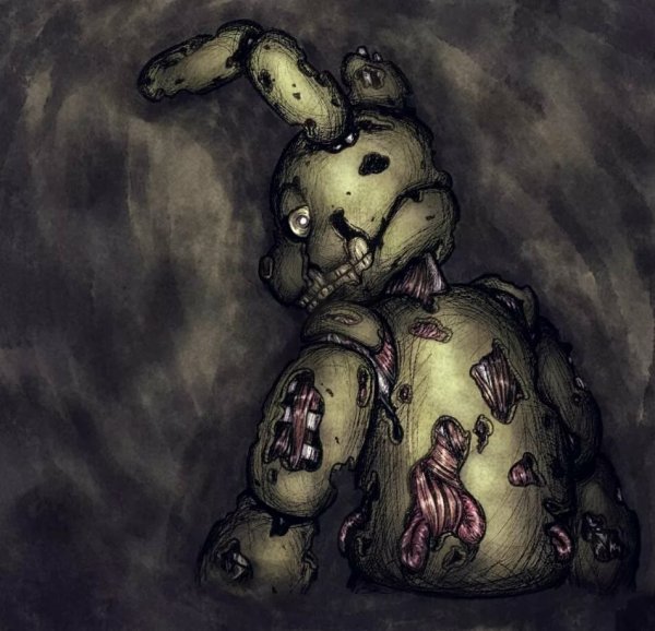 Рисунок Фредди страшного карандашом