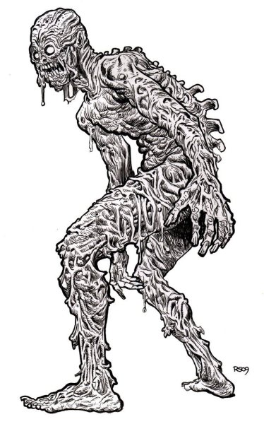 Оборотень тату эскиз