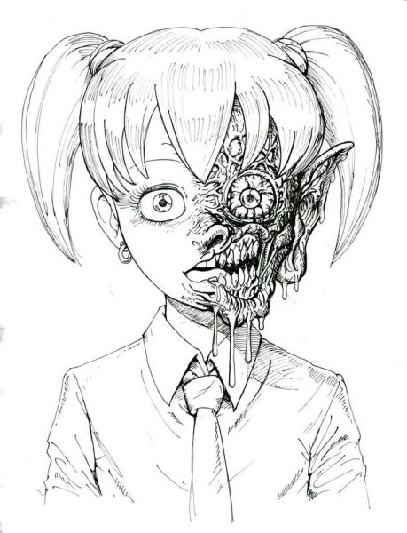 Странные рисунки карандашом