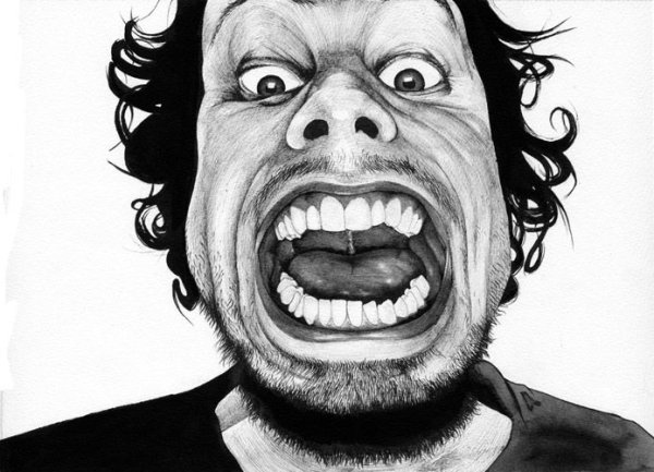 Смешные лица карандашом