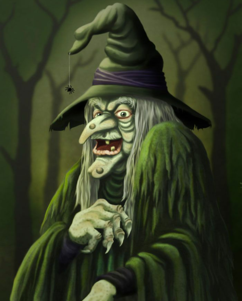 Кикимора Болотная для срисовки