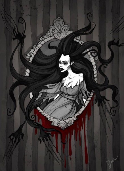 Рисунки страшных ведьмочек