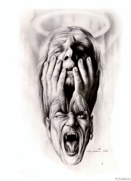 Жуткие простые рисунки