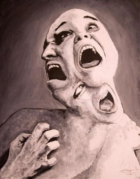 Безглазый Джек арт карандашом