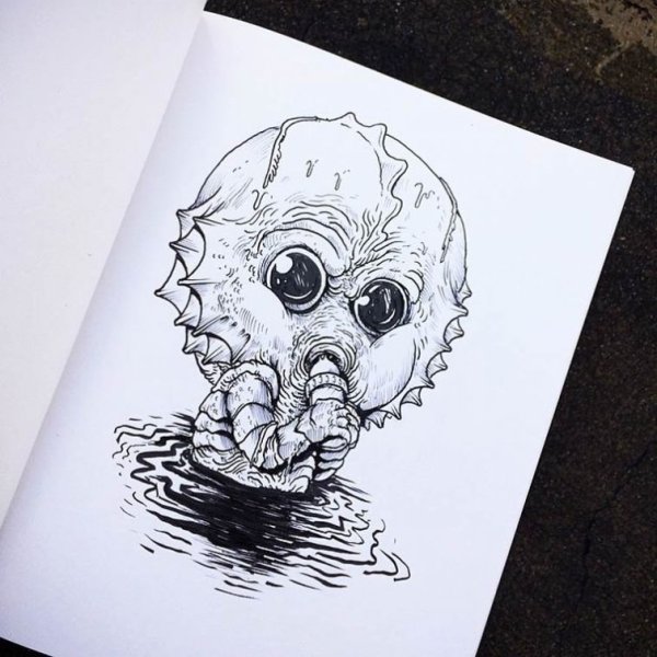 Страшные рисунки карандашом