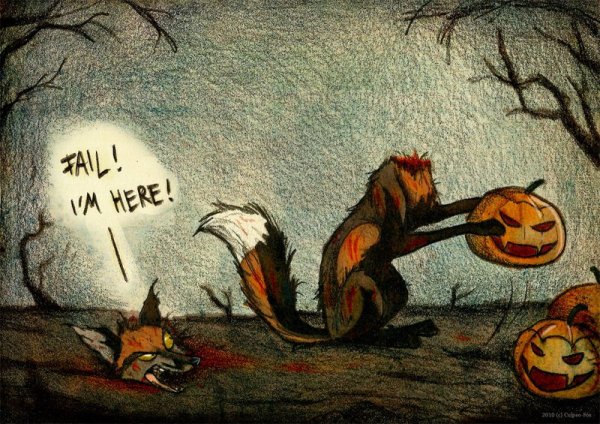 Злой Лис арт