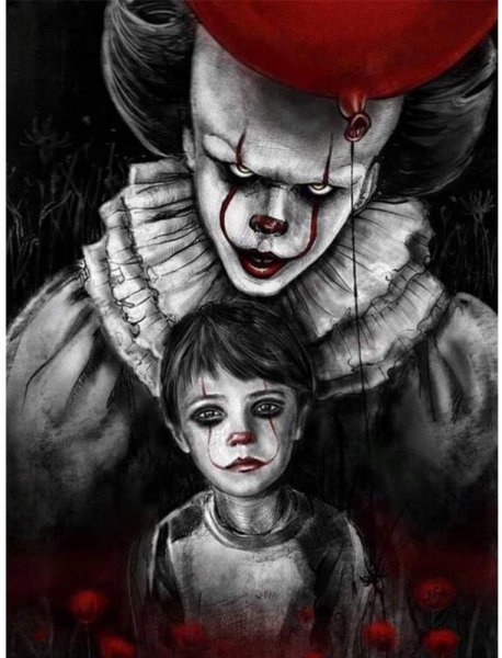 Оно клоун ПЕННИВАЙЗ рисунок