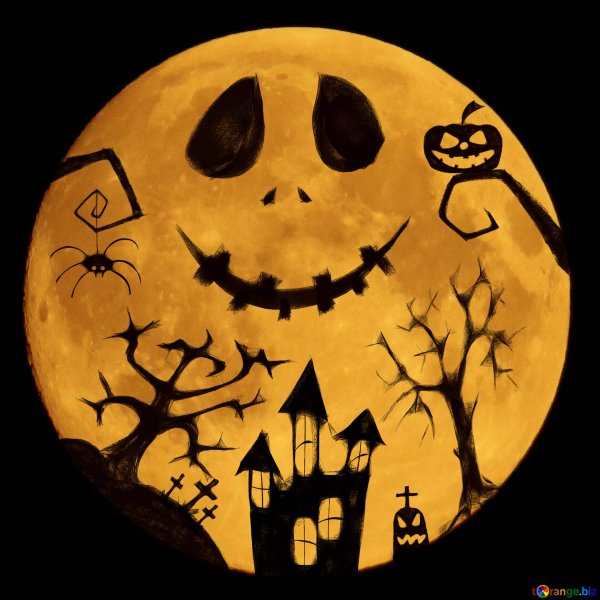 Рисунки на Хэллоуин страшные