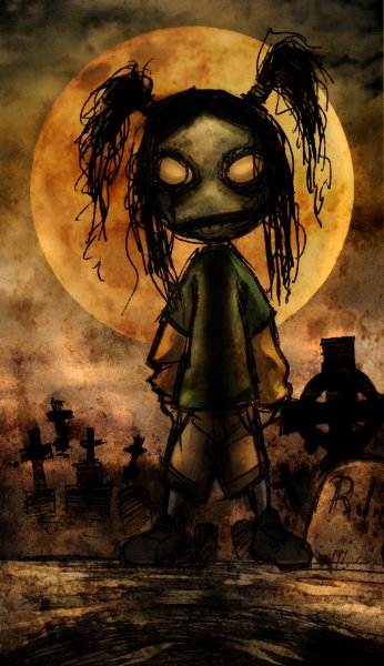 Кукла марионетка девушка