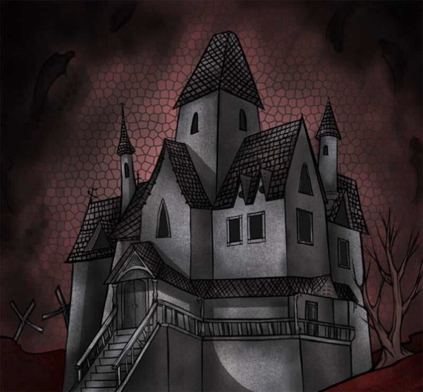 Замок рисунок