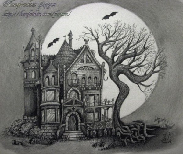 Дом тату эскиз