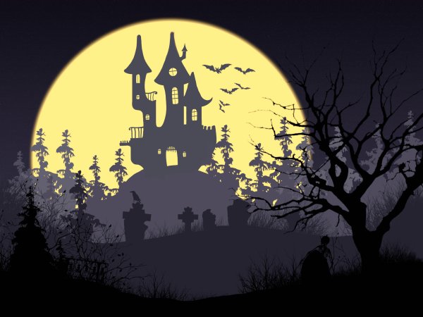 Замок для Хэллоуина