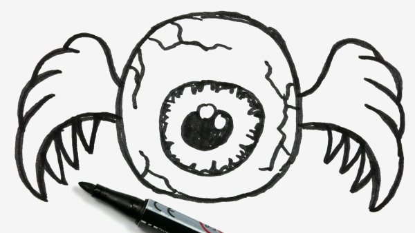 Рисунки для срисовки монстрики