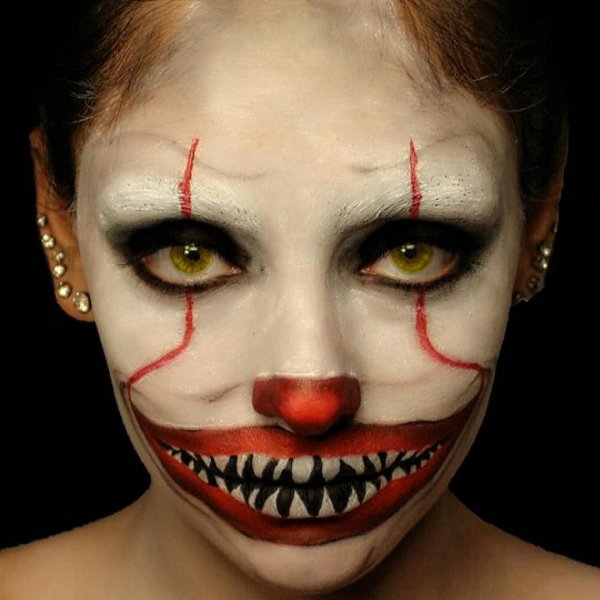 Грим на лице для Хэллоуина