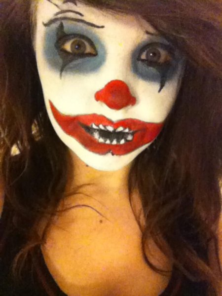 Макияж на Хэллоуин простой