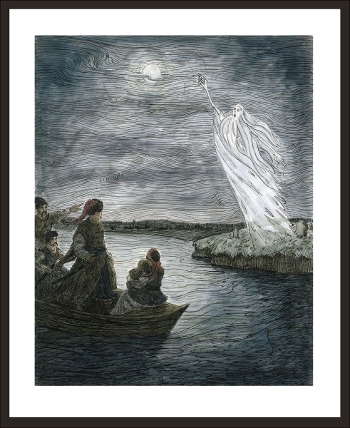 Страшная месть Гоголь иллюстрации