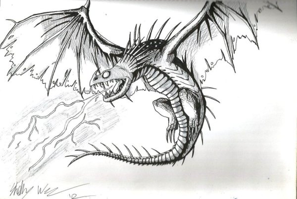 Лайн Скрилл дракон