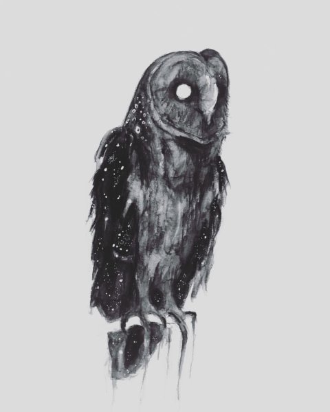 Жуткая Сова арт