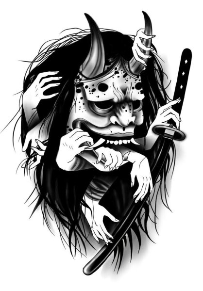 Японский демон смерти Шинигами