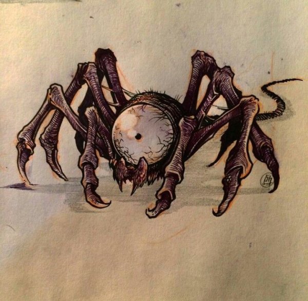 Чайник с паучьими ногами