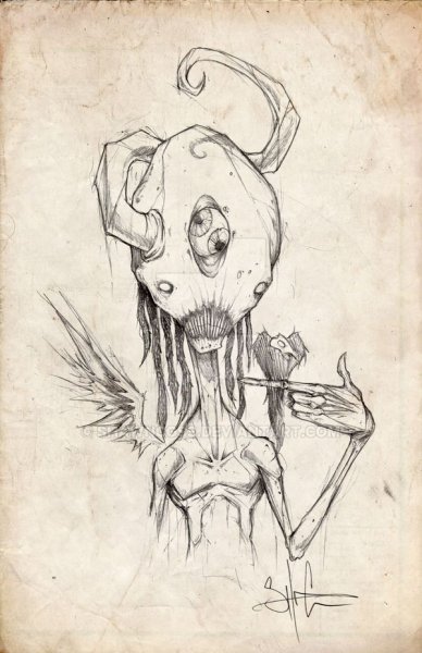 Рисунки карандашом для срисовки монстры