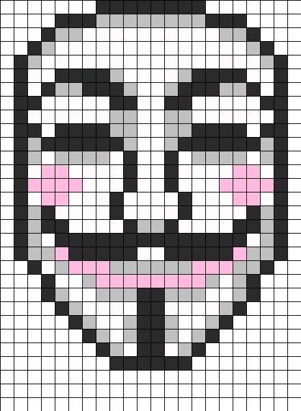 Пиксельная маска Анонимуса