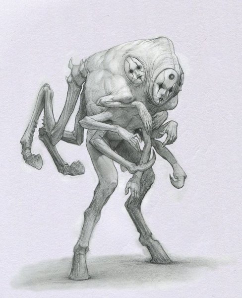 Джон Кенн рисунки монстры