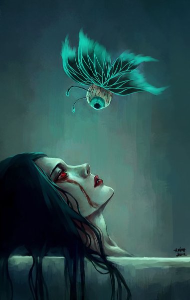 Страшные рисунки для срисовки