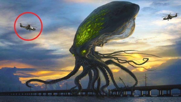 Гигантские чудовища Кракен