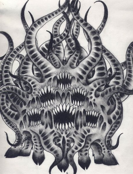 Тату осьминог Кракен