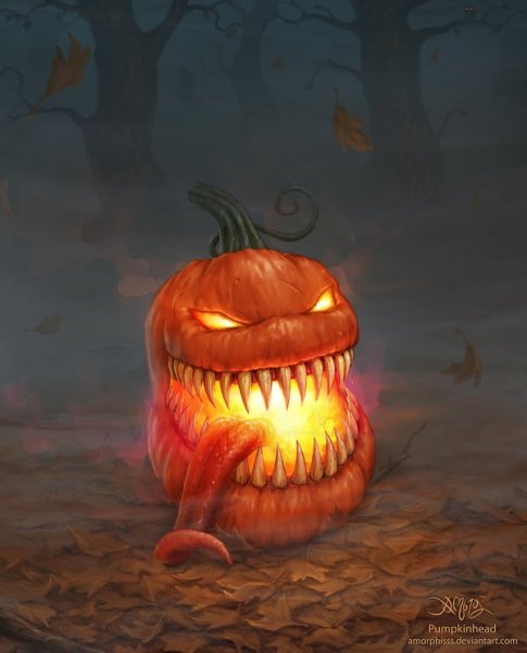 Helloween тыква Джек страшный