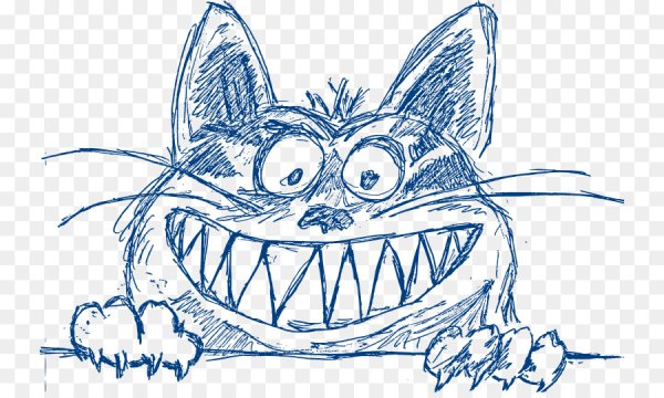 Сумасшедший кот мультяшный