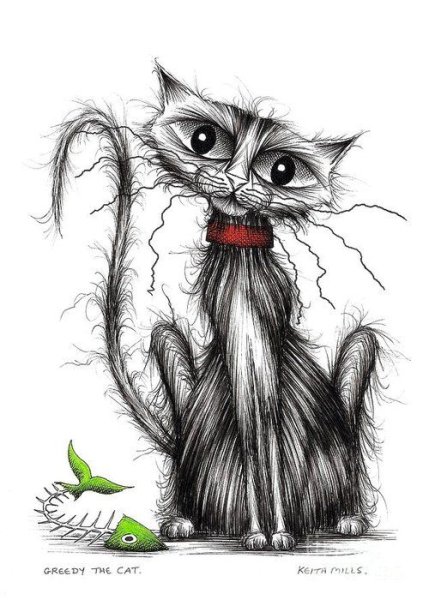 Страшные коты