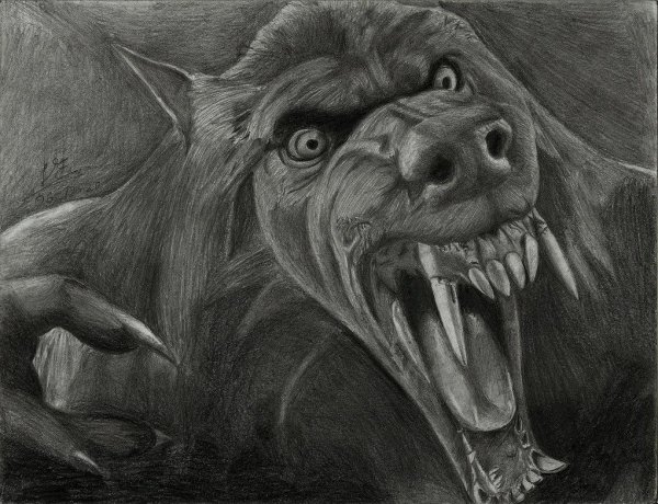 Оборотень эскиз