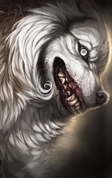 Раскраска оборотень