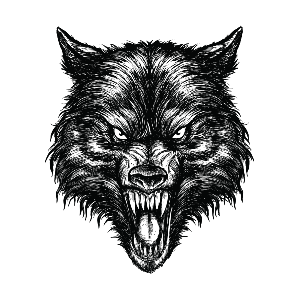 Оборотень тату эскиз