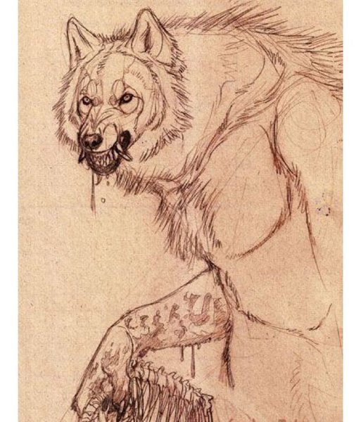 Раскраска оборотень