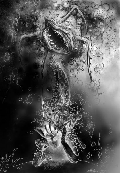 Талассофобия рисунки карандашом