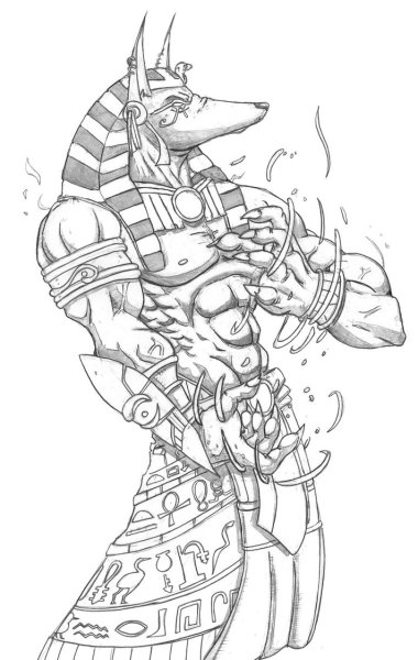 Анубис скетчбук