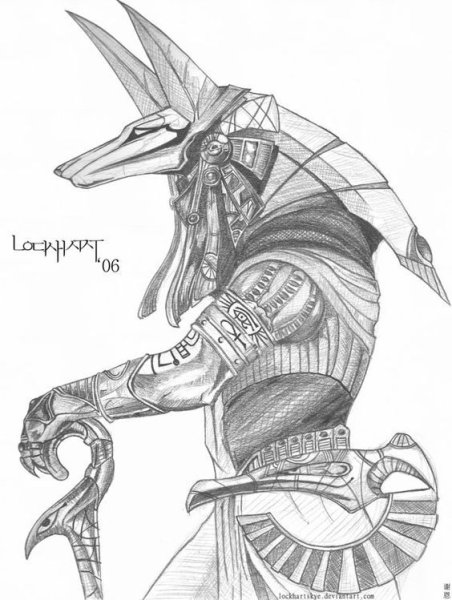 Собек Бог Египта тату