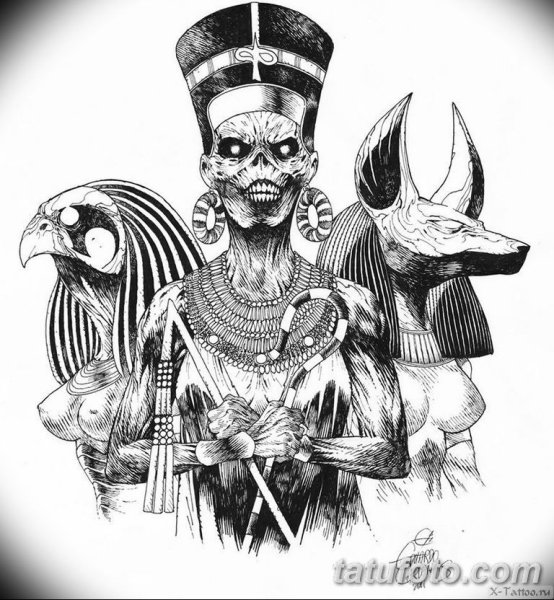 Боги Египта тату Анубис Анубис