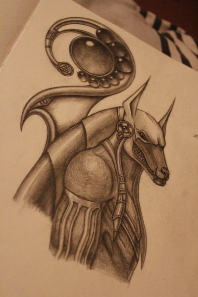 Анубис и Амат арт