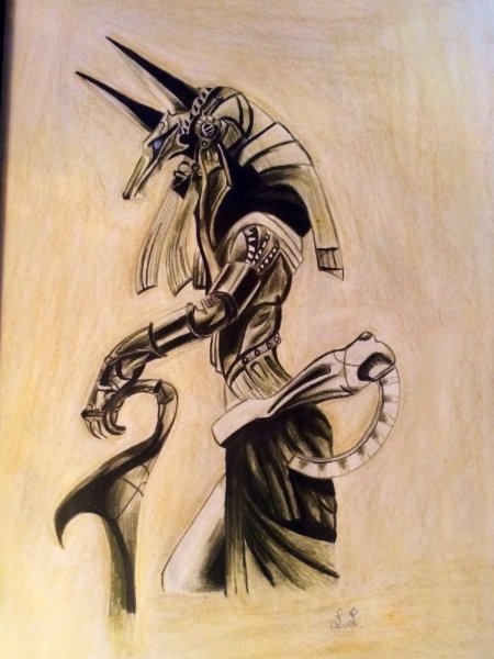 Египет Бог смерти Анубис Татуировки