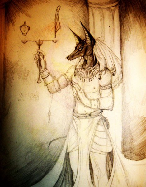 Анубис тату эскизы