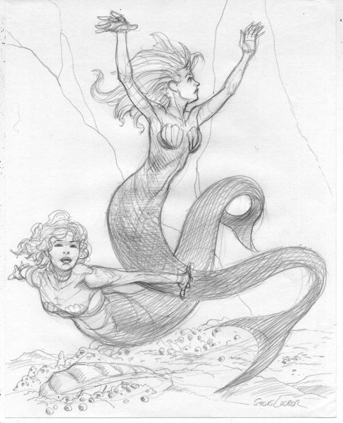 Русалка скетч