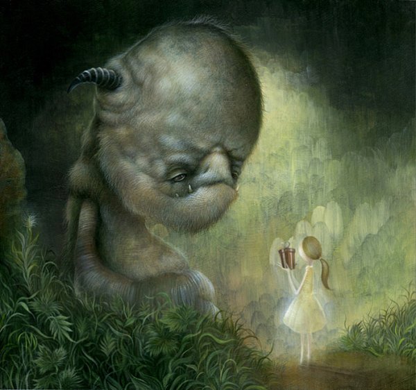 Необычные существа карандашом