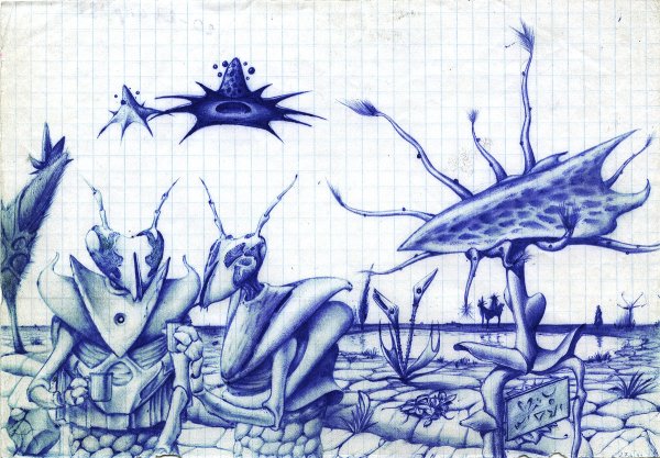 Страшные картины карандашом