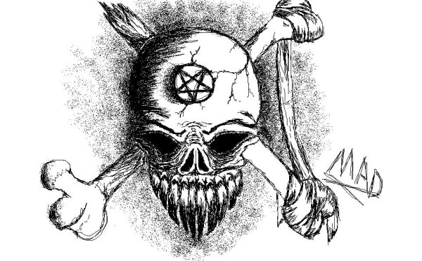 Рисунки карандашом крутые страшные