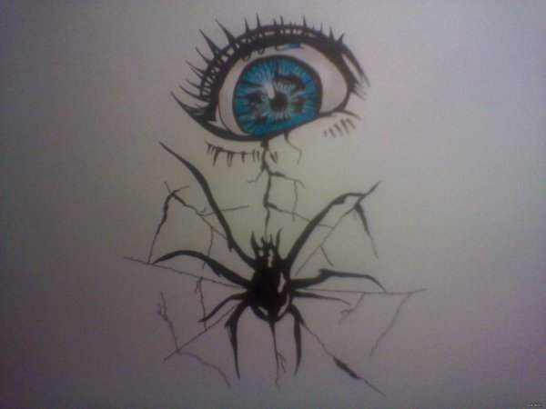 Страшные рисунки карандашом